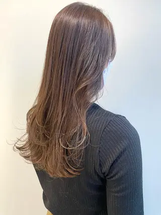 ロング カラー 山口 莉奈のヘアスタイル