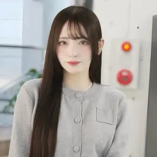 ロング 韓国ヘア/レイヤー/ 透明感カラー/SHUのヘアスタイル