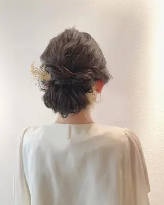 ヘアアレンジ 安永 涼のヘアスタイル