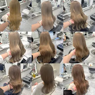 ロング カラー ParveMix🍀 藤原愛未のヘアスタイル