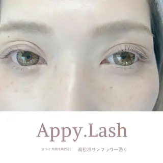 マツエク・マツパ まつげと眉の専門店 Appy.Lashのマツエク・マツパデザイン