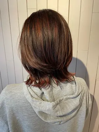 ミディアム カラー モードケイズ塚口 河野髪質改善ioLuのヘアスタイル