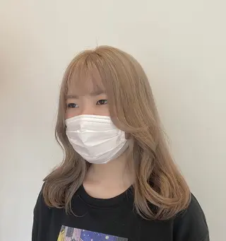 セミロング カラー 和歌山韓国ヘア🌙 MOEのヘアスタイル