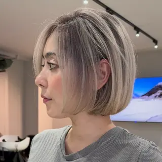 ミディアム 佐藤 凜大のヘアスタイル