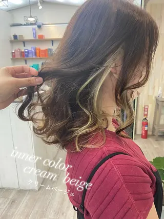 ミディアム カラー ☀️透明感color KURO☀️のヘアスタイル