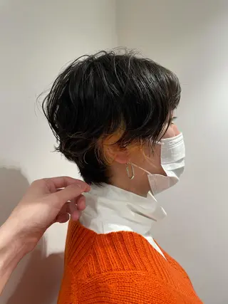 ショート パーマ 吉田一輝 外国人パーマのヘアスタイル