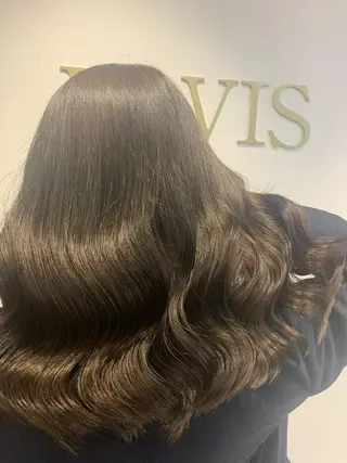 ミディアム カラー パーマ ヘアアレンジ メンズ キッズ ネイル マツエク・マツパ アイブロウ 🤍韓国風レイヤー/ 艶髪🤍鳥越美羽のヘアスタイル