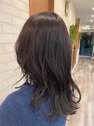 セミロング カラー 🐤 ゆい🐓のヘアスタイル