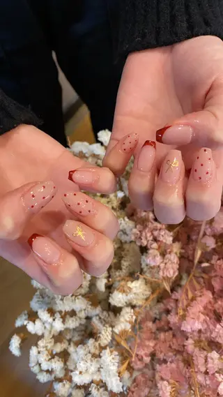ネイル crystal ⭐︎ colorのネイルデザイン