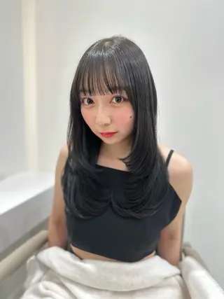 ロング IVE jukuのヘアスタイル