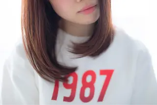ミディアム カラー 小野 和摩のヘアスタイル