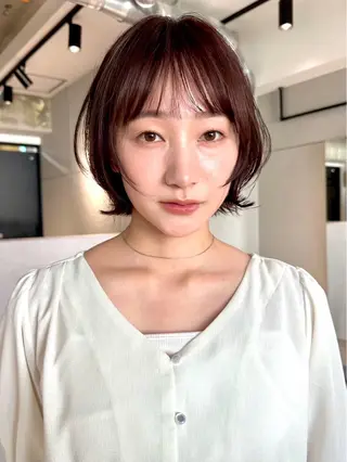 ミディアム カラー パーマ 💍🧸カラーモデル 募集中🧸💍のヘアスタイル