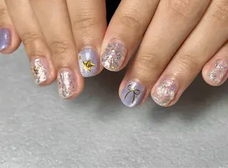 ネイル tsumeya ゆるかわ手描きネイルのネイルデザイン