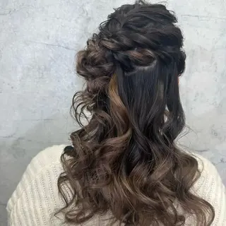 ロング 松本ののか /錦/ヘアセットのヘアスタイル