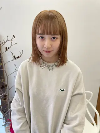 ミディアム カラー パーマ ヘアアレンジ メンズ tatsumi/ボブ ウルフ/レイヤーのヘアスタイル