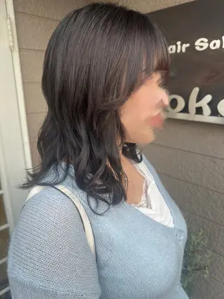 ミディアム きくだ えれなのヘアスタイル