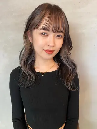 セミロング ari/ヘアセット レイヤーカット✂︎のヘアスタイル