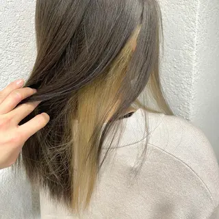 ロング カラー 槙川 郁弥のヘアスタイル