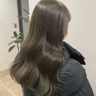 ロング カラー 韓国𝐻𝑎𝑖𝑟 🇰🇷🖤ハラのヘアスタイル