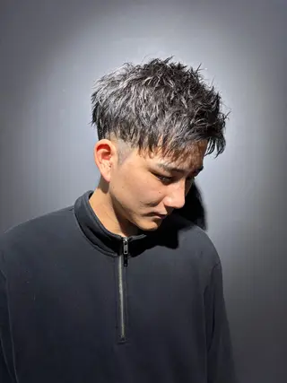 ショート パーマ メンズ 2ndHOUSE 松本晃佳のヘアスタイル