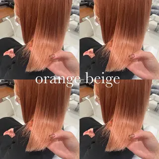 ミディアム カラー ウルフカット ハッシュカット/七海のヘアスタイル
