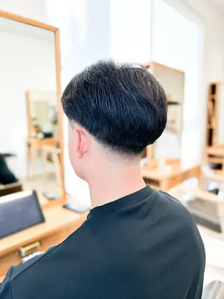メンズ ブリーチカラー🔥 パーマ【佐々木凌平】のヘアスタイル