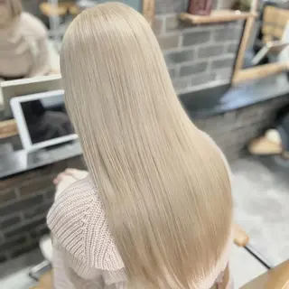 ロング カラー ハイトーン/髪質改善 /Akuaのヘアスタイル