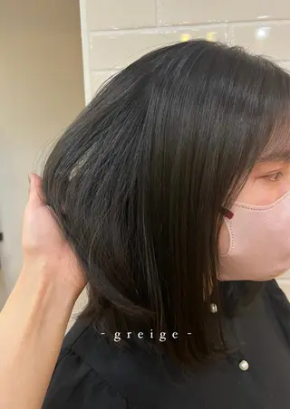 ミディアム カラー natsu/梅田 /透明感/艶髪のヘアスタイル