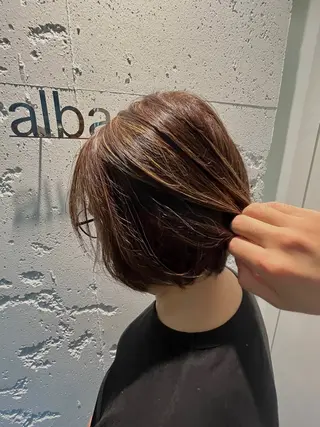 ショート カラー 中居 蒼士のヘアスタイル
