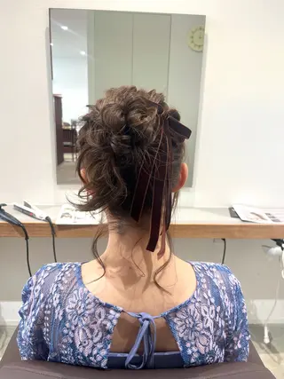 ヘアアレンジ 透明感Color🩶 髪質改善 ユウナ🦋のヘアスタイル