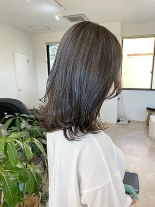 ミディアム カラー ヘアアレンジ ひなの .のその他イメージ