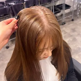 ロング カラー 横浜美容室/透明感 カラー/レイヤーのヘアスタイル