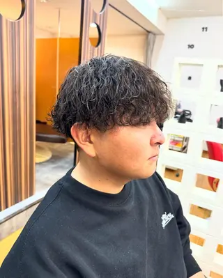 ショート メンズ 焼津メンズパーマ特化 大石雄生のヘアスタイル