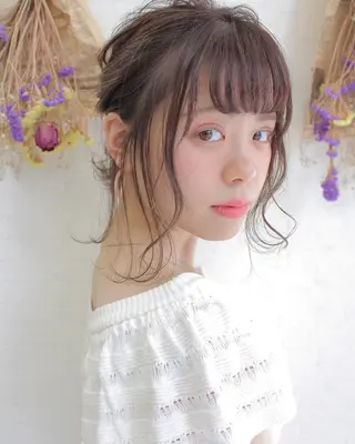 ヘアアレンジ 立川 奈那子のヘアスタイル