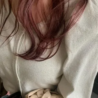 セミロング カラー chouette シュエットのヘアスタイル