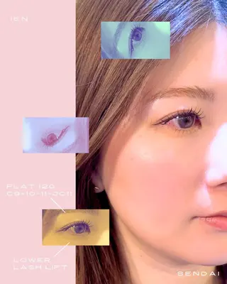 マツエク・マツパ 〖IEN〗Sena (セナ/世奈)のマツエク・マツパデザイン