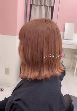 ミディアム カラー ハイトーン/ゆるふわ 🧚𖥔ׁTOMO♡のヘアスタイル
