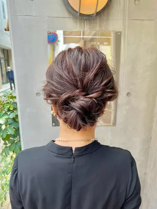 ミディアム カラー ヘアアレンジ 「sumi」 AMIのヘアスタイル