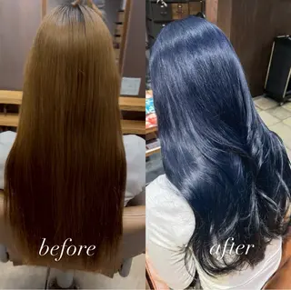 セミロング Lond bla-maのヘアスタイル