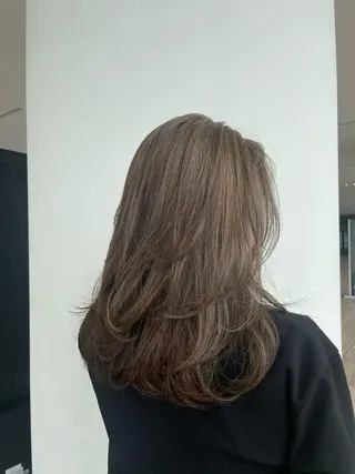 ミディアム ら んのヘアスタイル