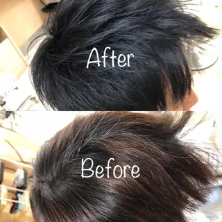 カラー メンズ 片山美穂 心斎橋・なんばのヘアスタイル