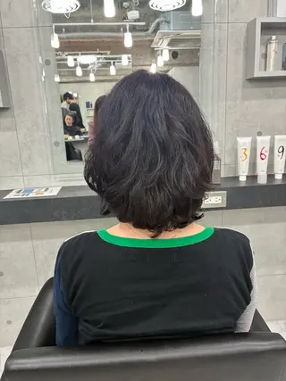 ミディアム パーマ Endearing 🌟銀座のヘアスタイル