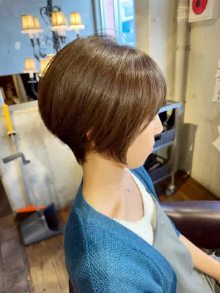 ショート カラー 髪質改善|縮毛矯正 ◎店長◎Keitaのヘアスタイル