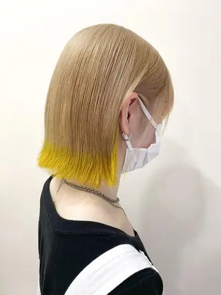ショート カラー 服部 樹季のヘアスタイル