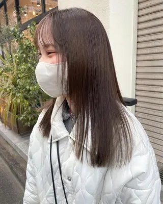 ロング カラー 狩野 羅夢のヘアスタイル