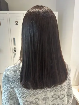 セミロング カラー Annie 吉田 裕美のヘアスタイル