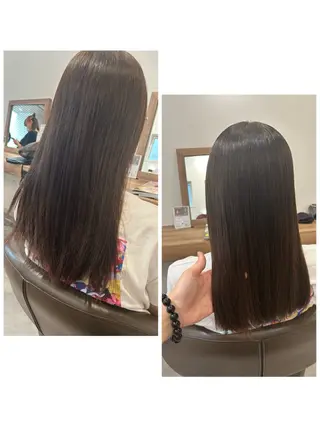 ロング カラー やまこし 美裕樹のヘアスタイル