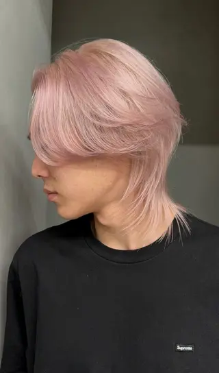 カラー レイヤー/ショート 特化/銀座/シンヤのヘアスタイル