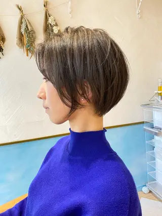 ショート カラー 🌟モテ髪ショート 🌟店長 津賀涼のヘアスタイル