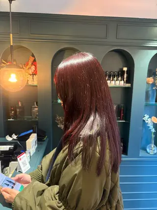 セミロング カラー 🌻暖色カラー🌻 sakuraのヘアスタイル